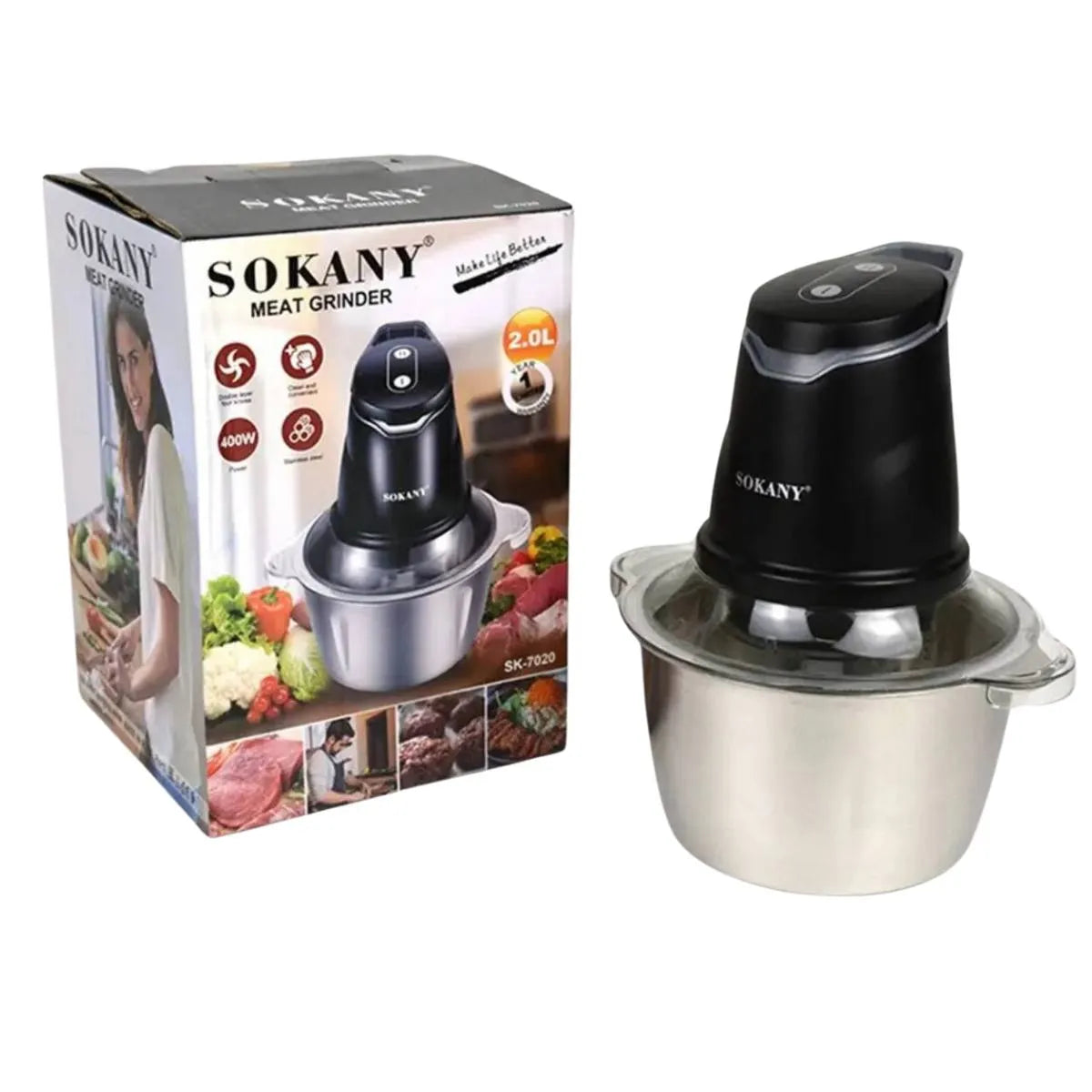 Procesador Picador de Alimentos 2L